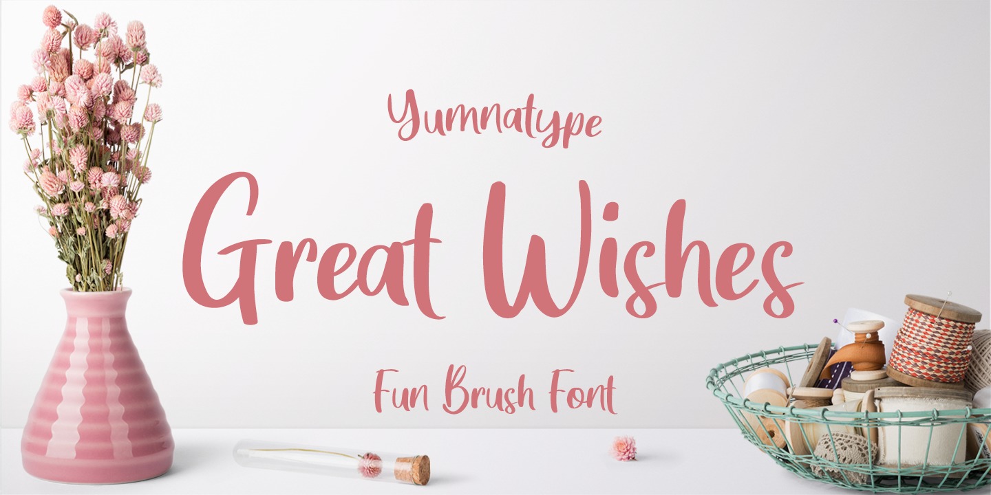 Font Great Wishes